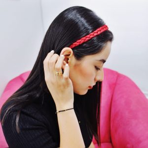 look vincha de trenzas